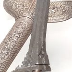A fine and rare example of a long keris from the western peninsular Malaysian regions.