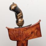 keris melayau Terengganu lurus ulu tiger eye