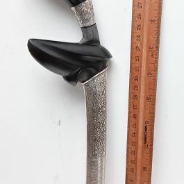 Sewah Aceh Knife Ulu Tandok Perak 0626