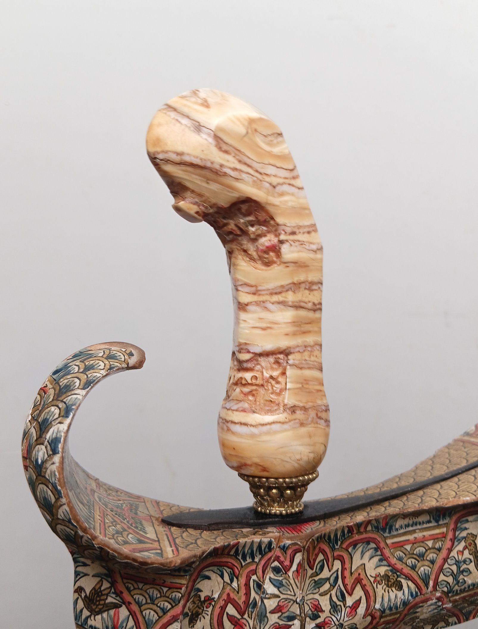 Keris Jawa Lurus Sungging Painted 0726 - Image 4