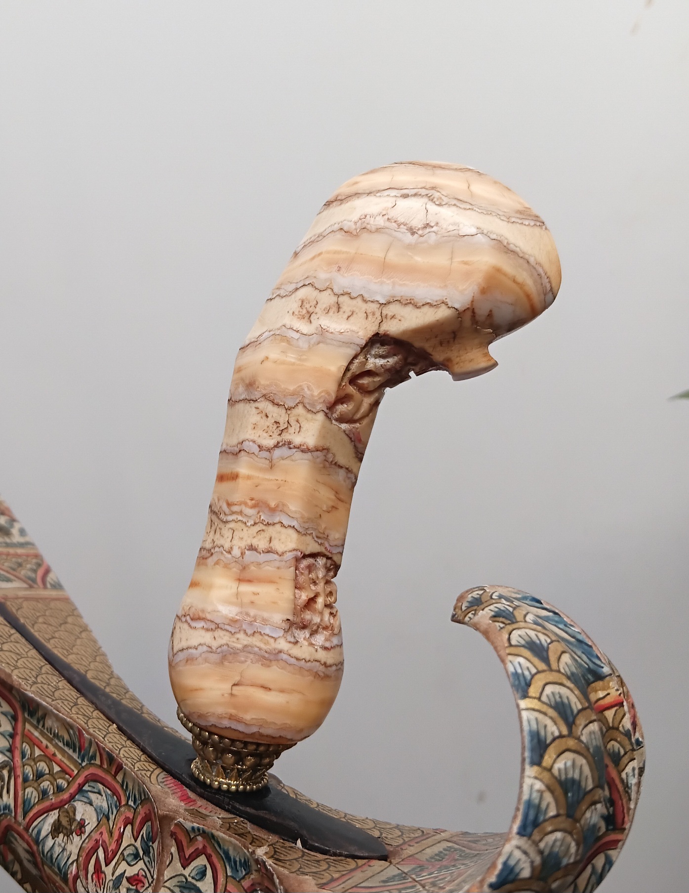 Keris Jawa Lurus Sungging Painted 0726 - Image 5