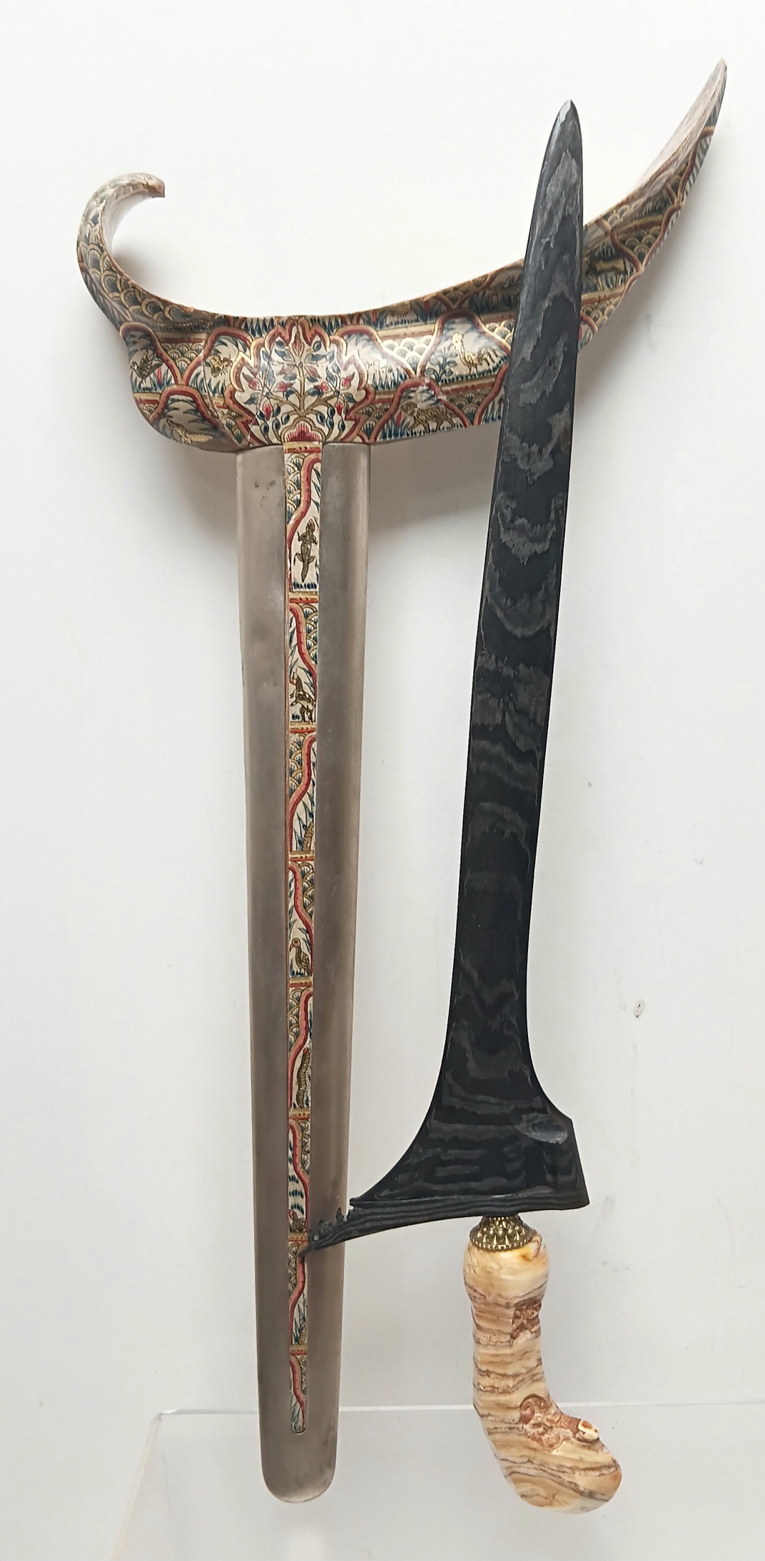 Keris Jawa Lurus Sungging Painted 0726 - Image 6