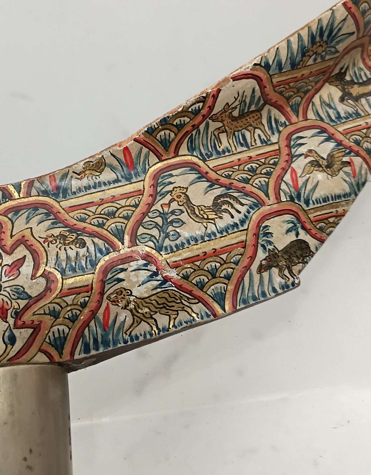 Keris Jawa Lurus Sungging Painted 0726 - Image 8