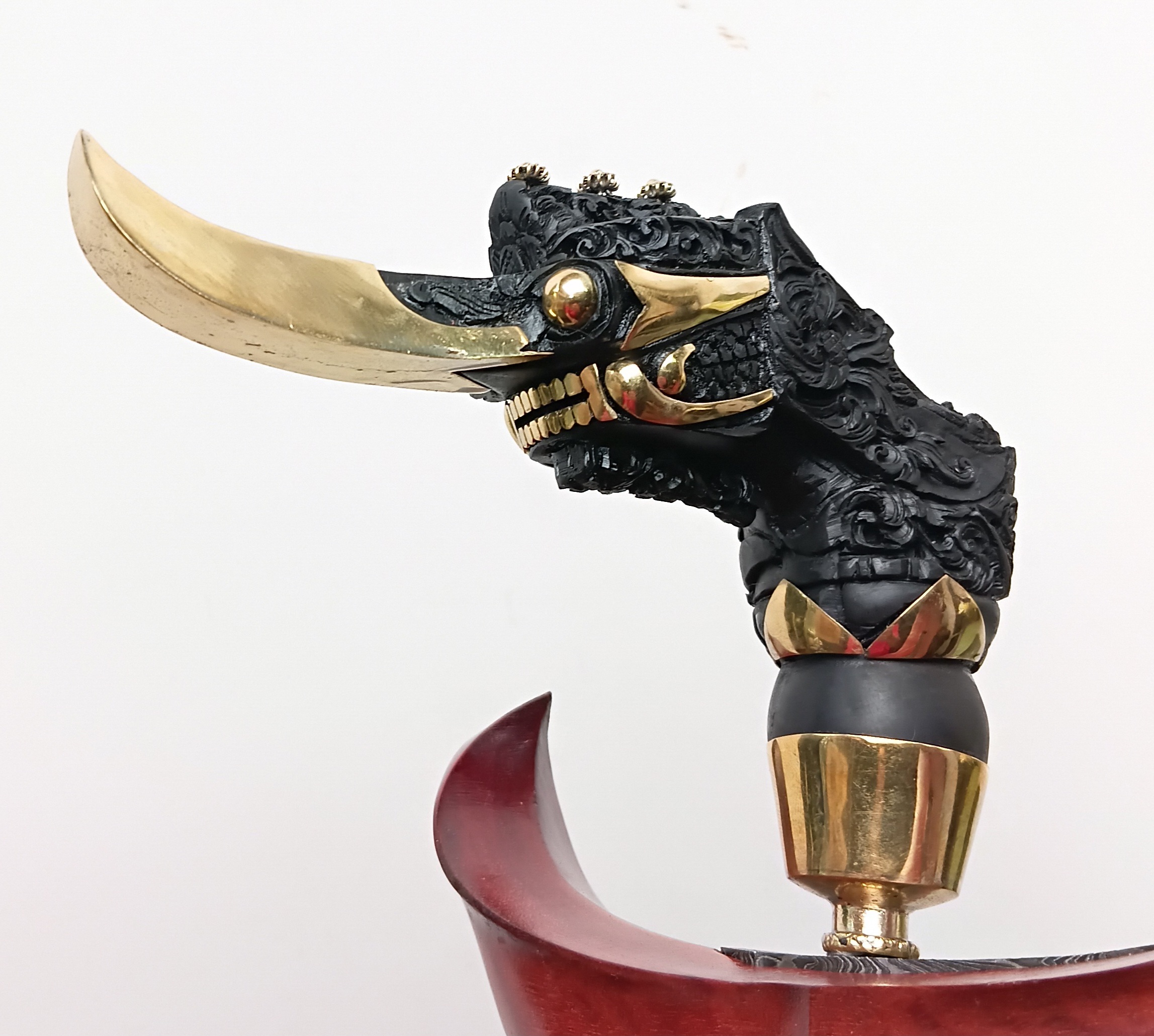 Kingfisher Keris Tajong Bangsa Agong Bulu Ayam 0726 - Image 4