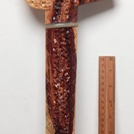 Keris Melayu Terengganu Luk 7 Dwi Warna