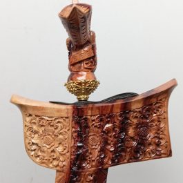 Keris Melayu Terengganu Luk 7 Dwi Warna