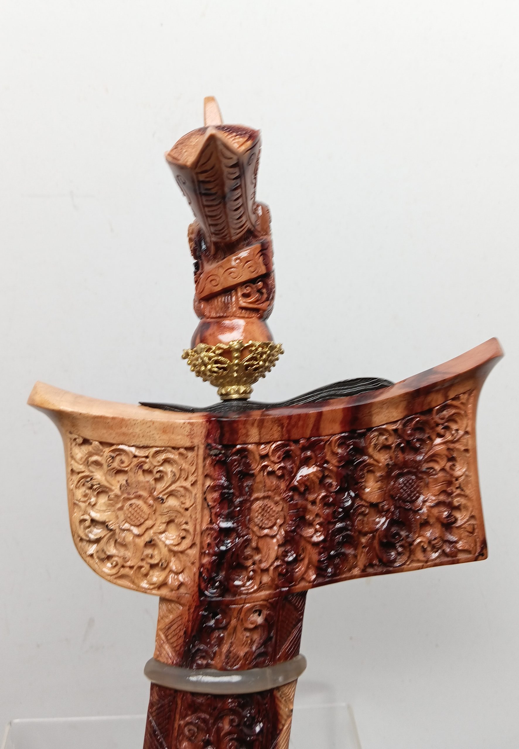 Keris Melayu Terengganu Luk 7 Dwi Warna