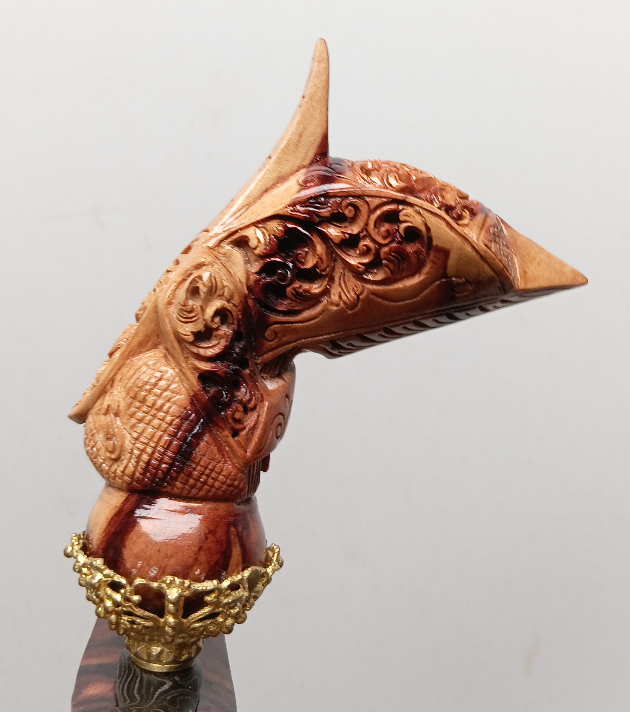 Keris Melayu Terengganu Luk 7 Dwi Warna - Image 4