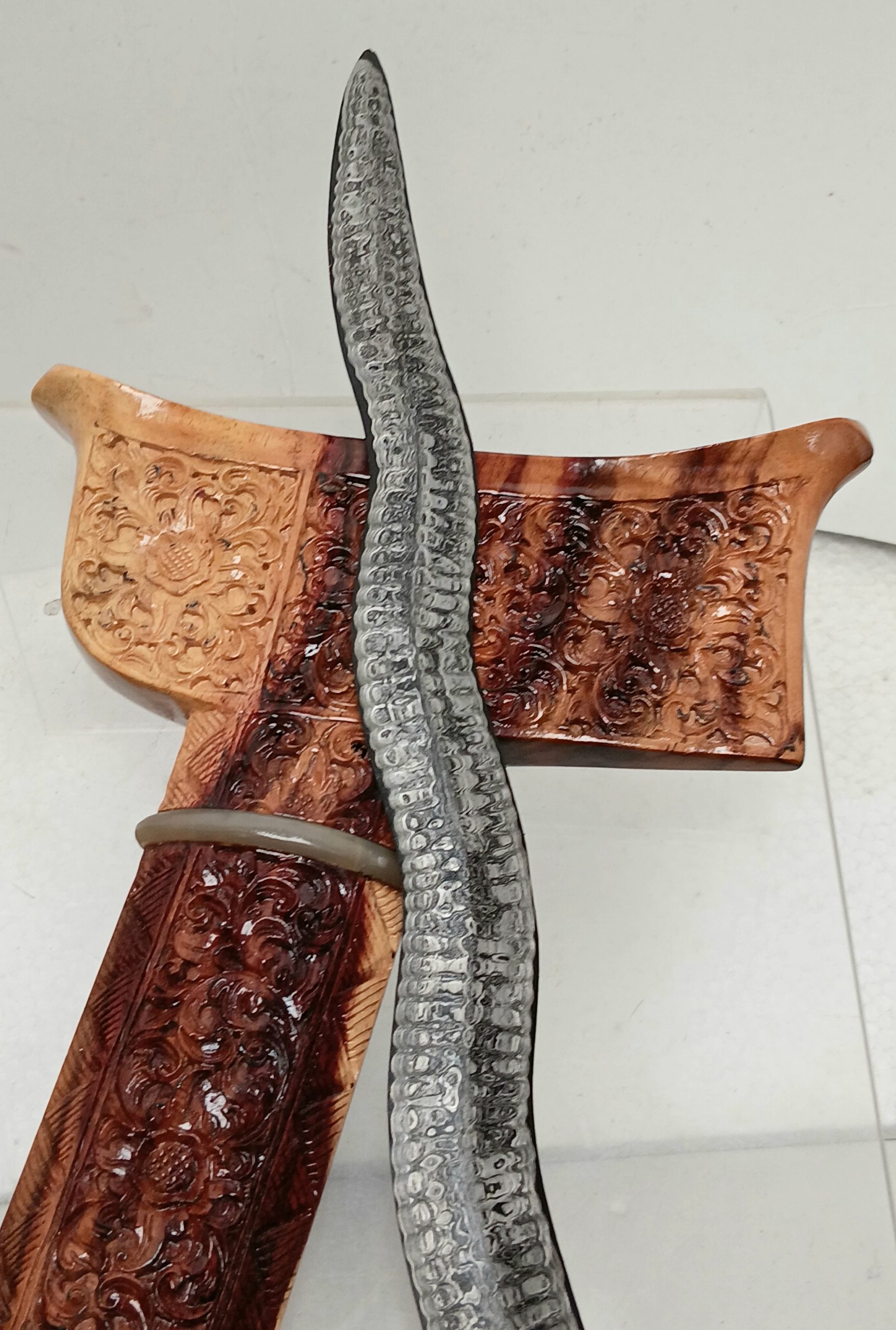 Keris Melayu Terengganu Luk 7 Dwi Warna - Image 7
