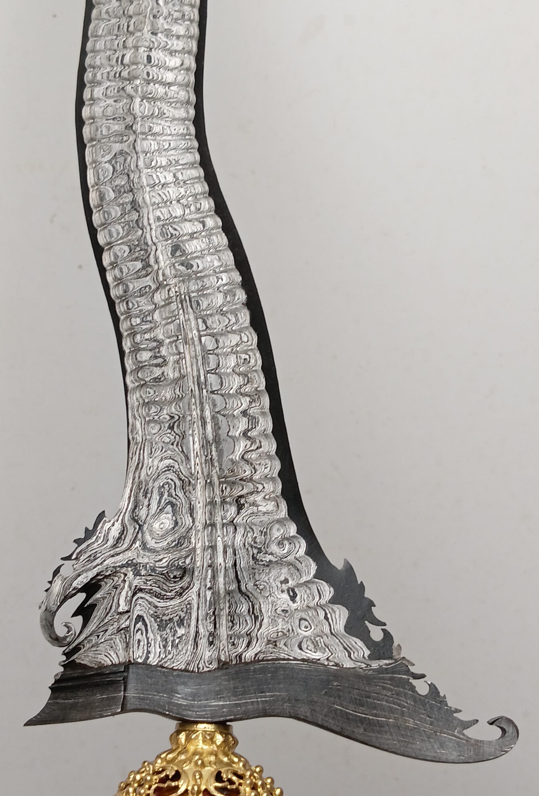 Keris Melayu Terengganu Luk 7 Dwi Warna - Image 9