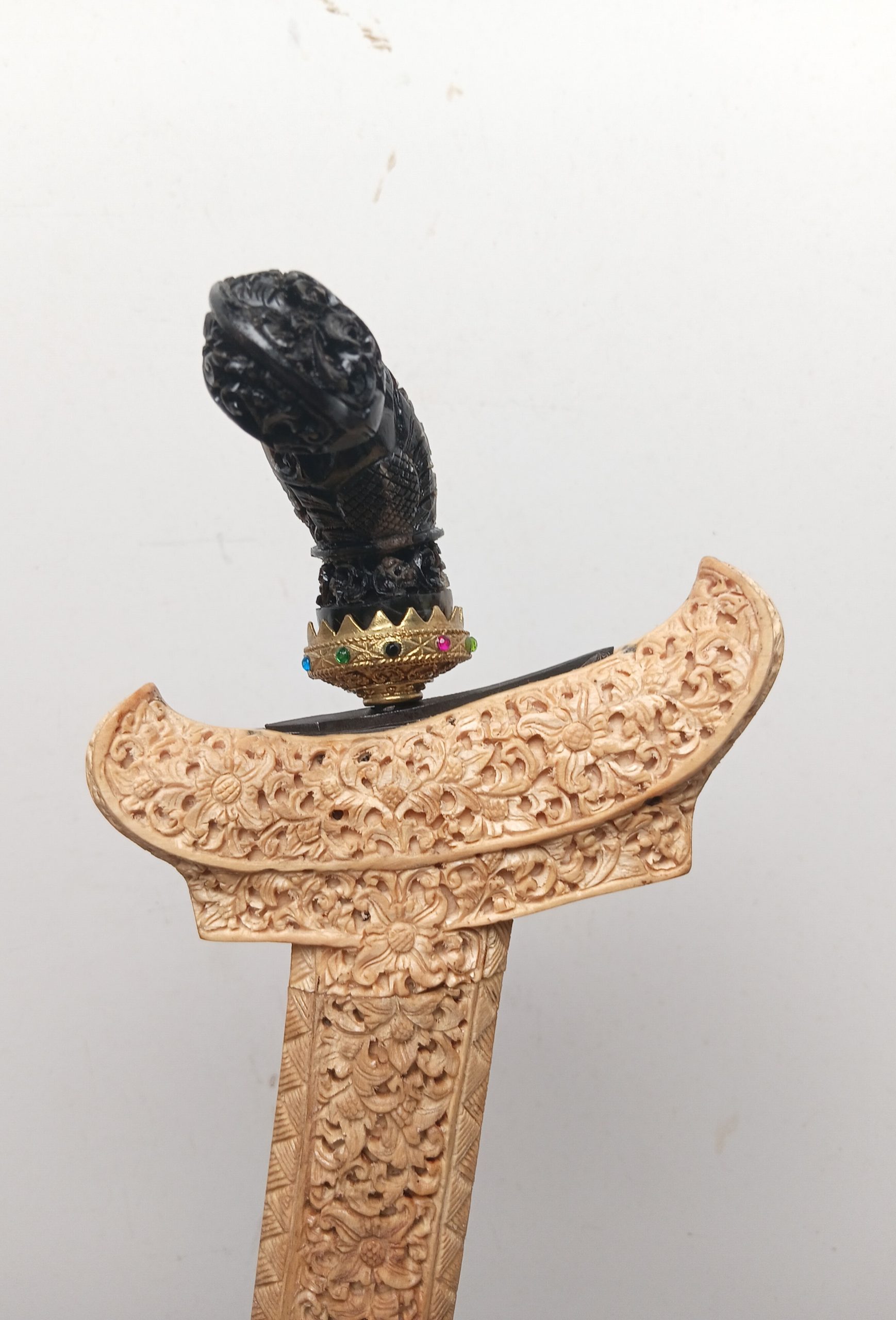 Keris Minang Kabau Luk 3 Uler Lulut Snakeskin
