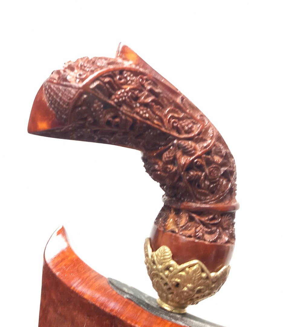 Keris Melayu Bugis Luk 3 Tri Warna