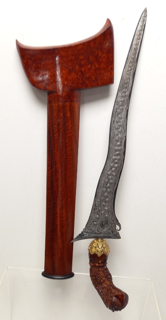 Keris Melayu Bugis Luk 3 Tri Warna - Image 3