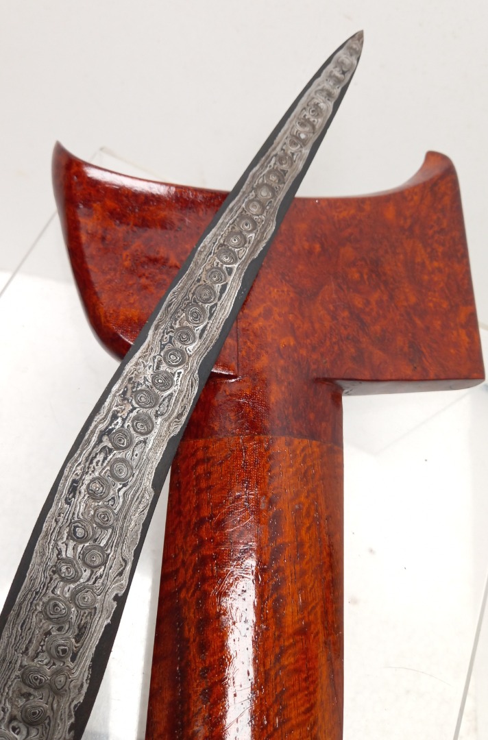 Keris Melayu Bugis Luk 3 Tri Warna