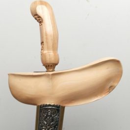 Keris Jawa Luk 3 Dhamar Murub Dwi Warna
