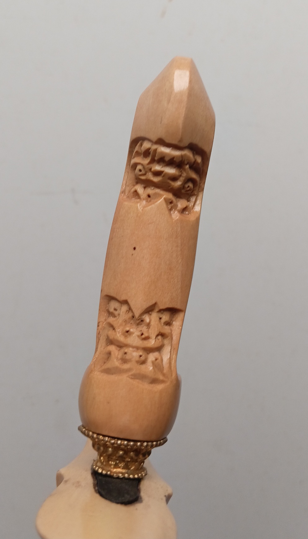 Keris Jawa Luk 3 Dhamar Murub Dwi Warna - Image 4