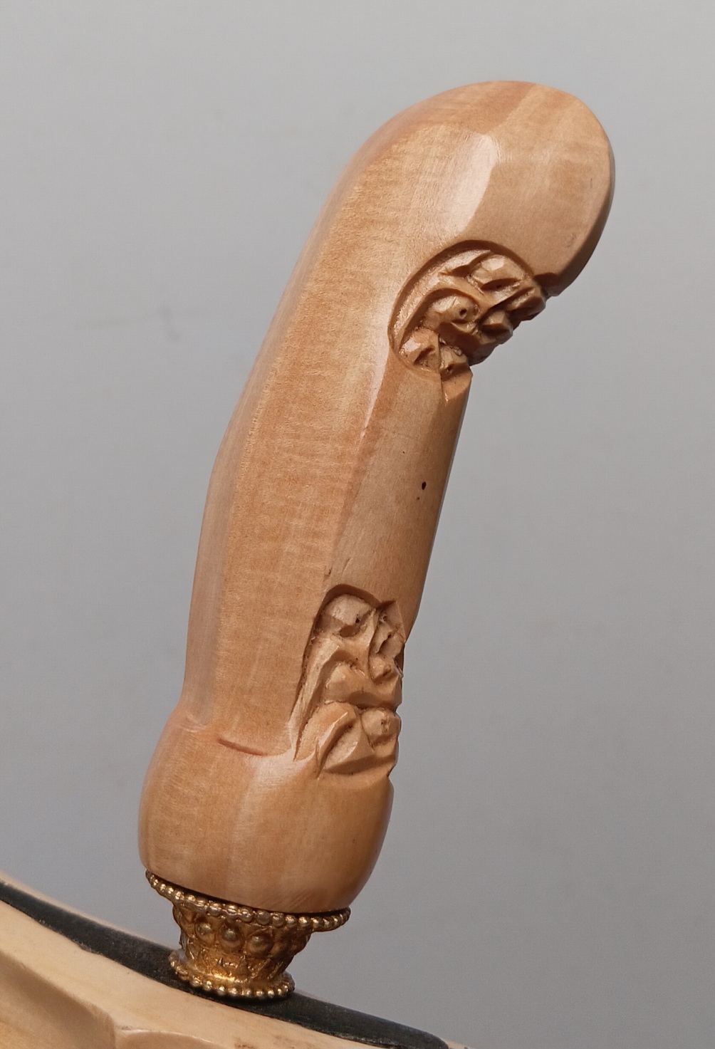 Keris Jawa Luk 3 Dhamar Murub Dwi Warna - Image 5