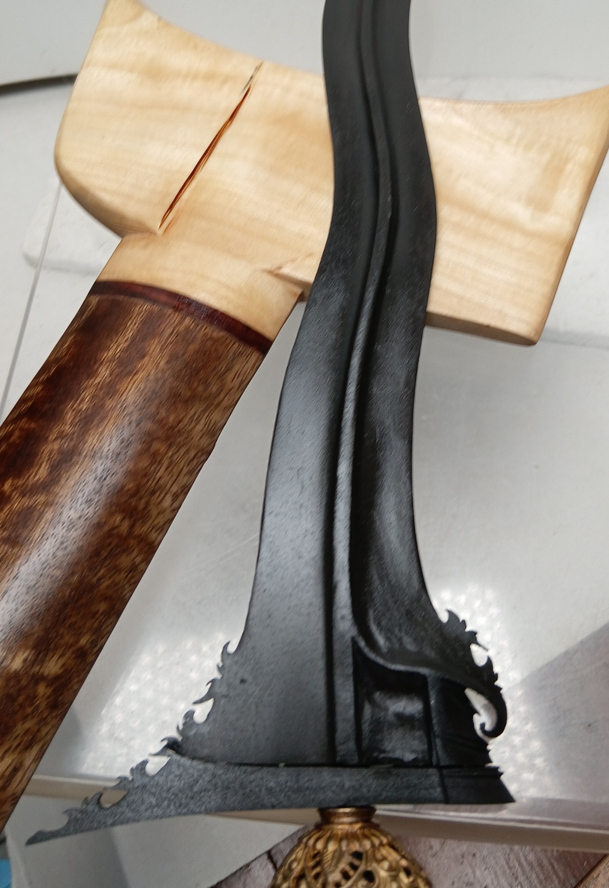 Keris Melayu Luk 5 Malela Tulang Bulat - Image 7