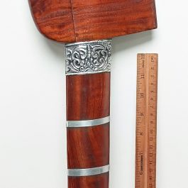 Keris Melayu Bugis Lurus Sepokal Bulu Ayam