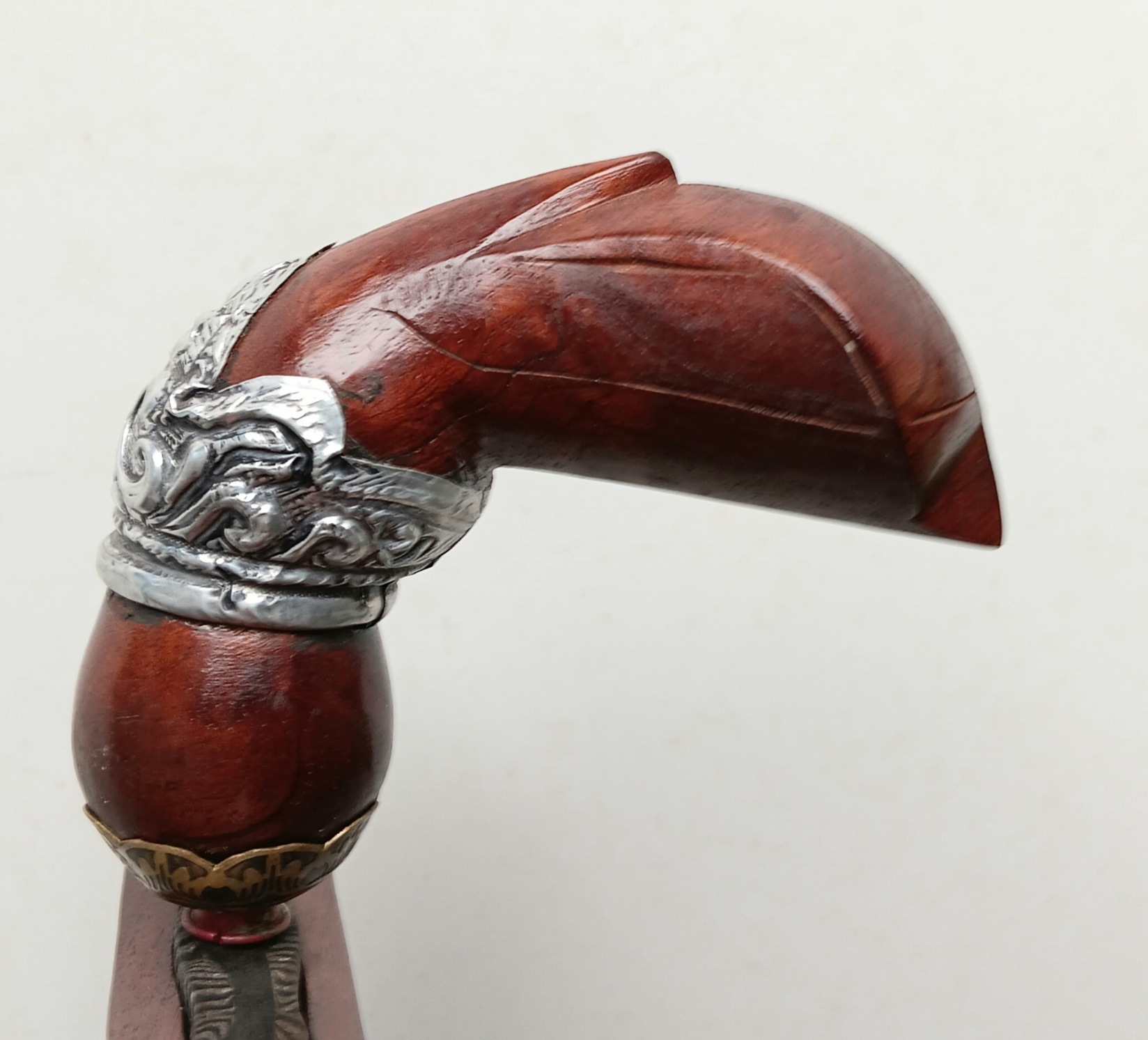 Keris Melayu Bugis Lurus Sepokal Bulu Ayam - Image 5