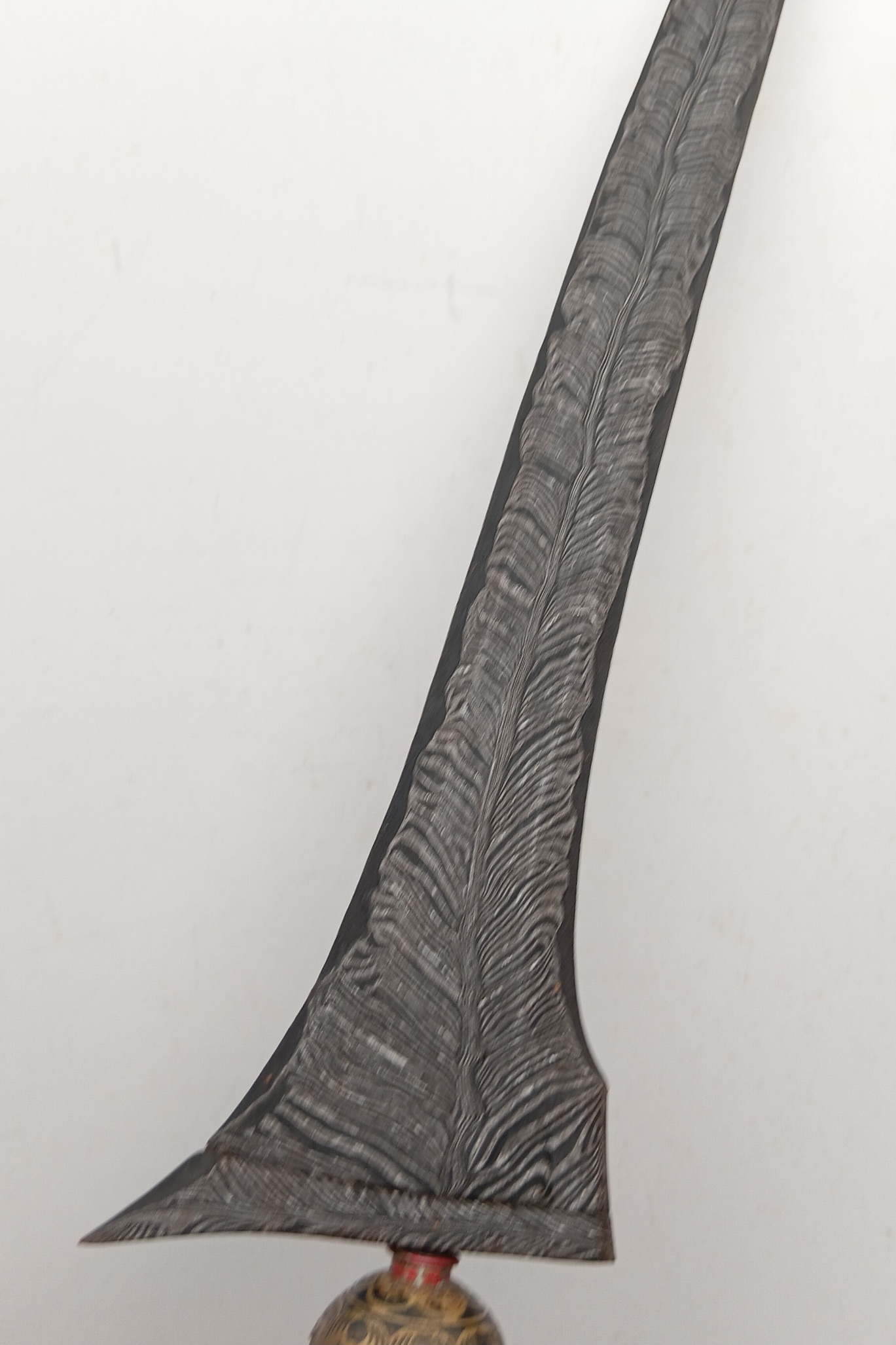 Keris Melayu Bugis Lurus Sepokal Bulu Ayam - Image 8