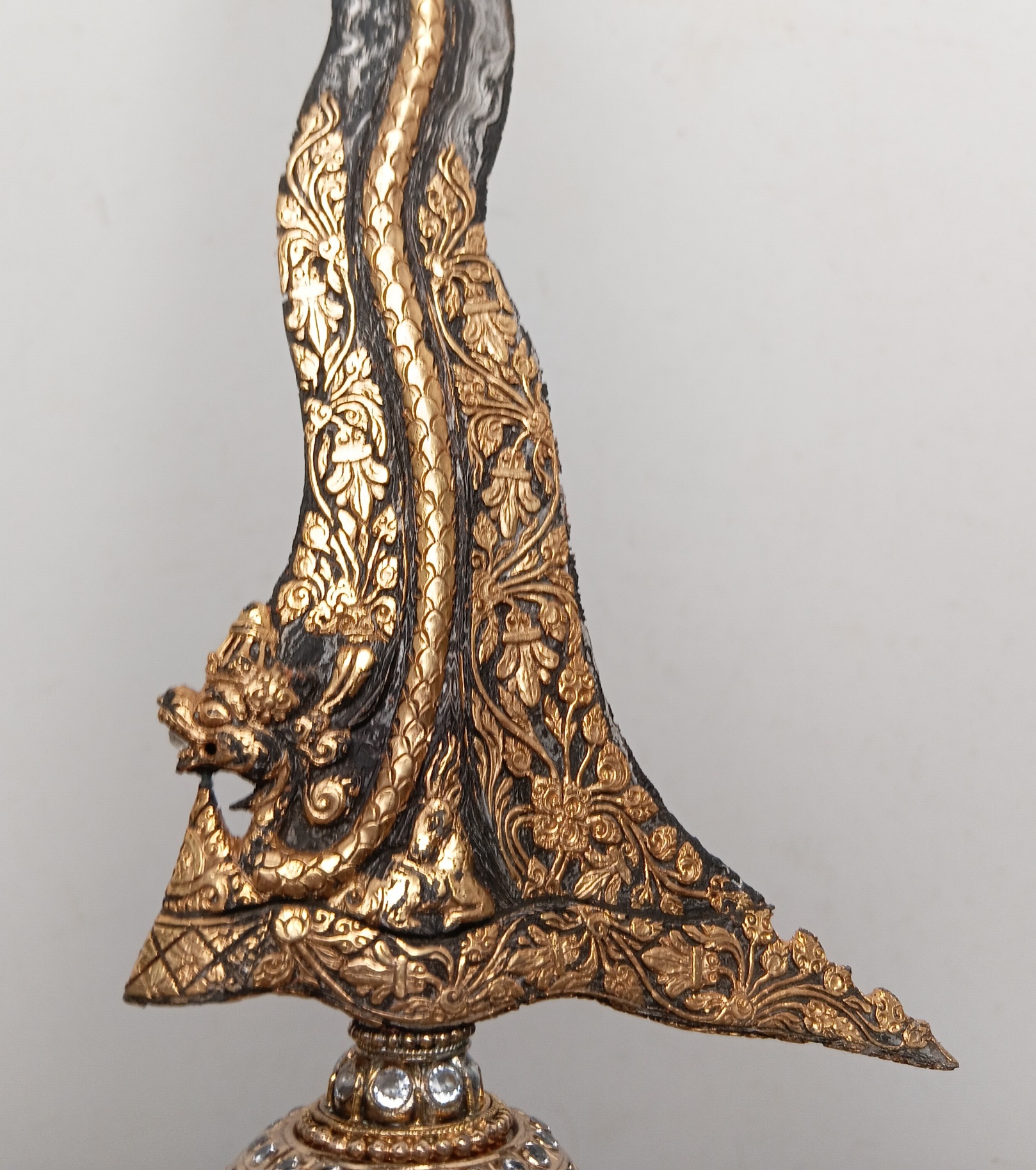 Keris Jawa Luk 13 Naga Sostro Dragon